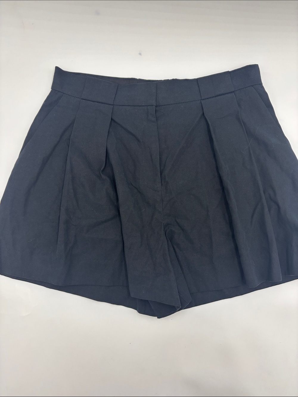 MANGO Greta Pleat Front Shorts